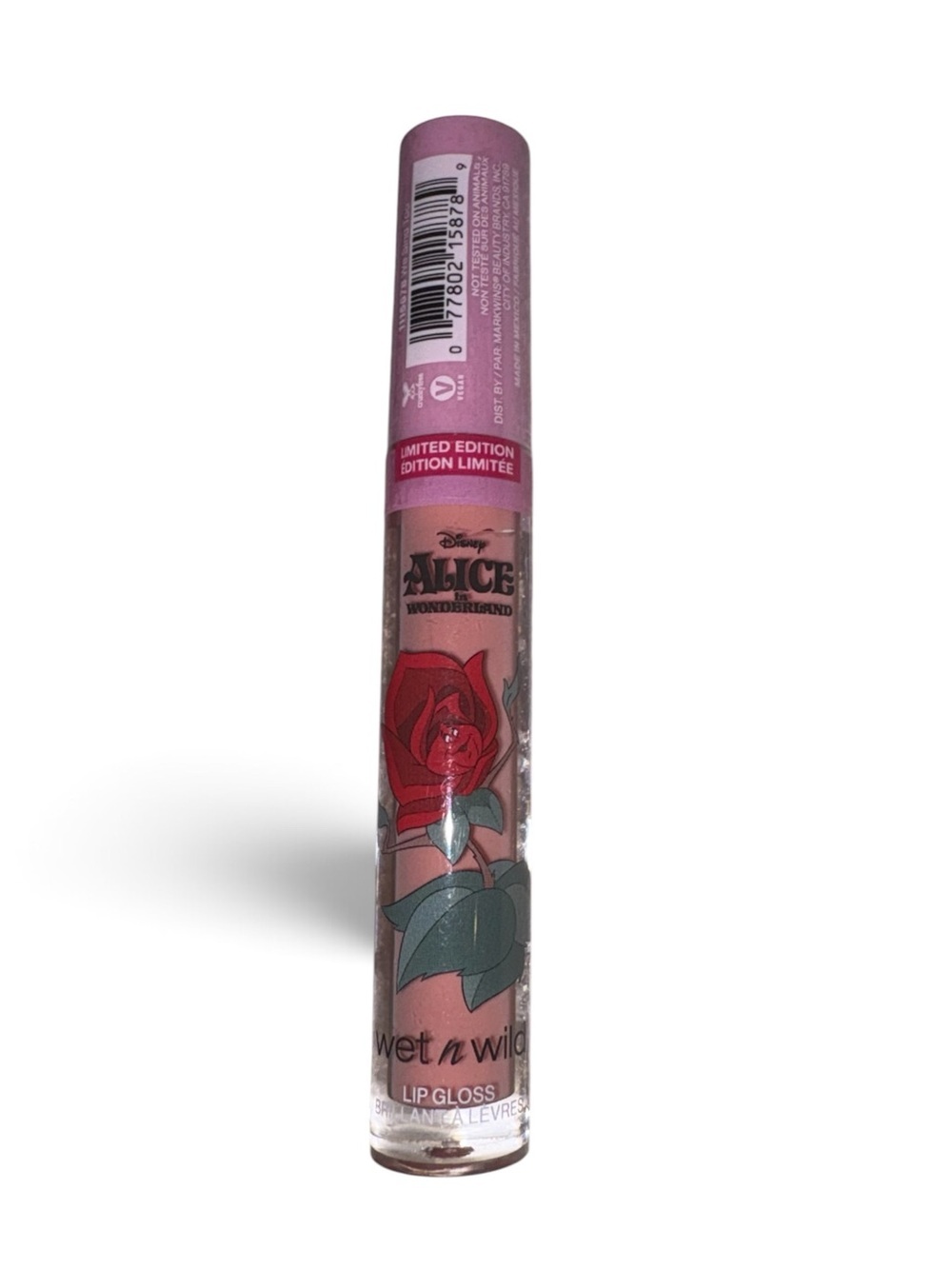 wet n wild Alice in Wonderland Rose Pink Lip Gloss